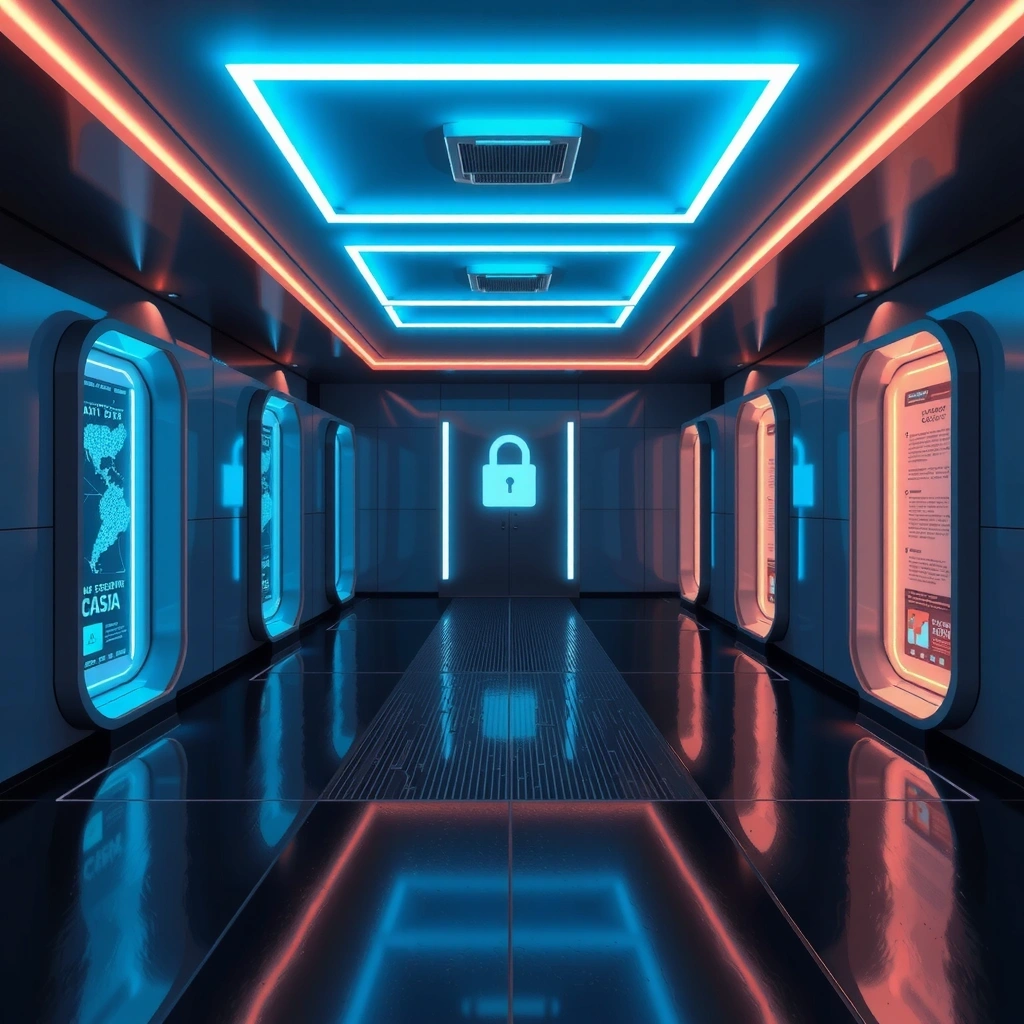 Abstract digital background representing data security